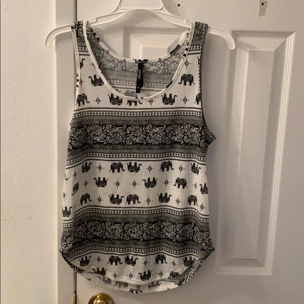 Printed tank top